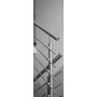 Embout plat pour tube rond, inox (AISI 304), différentes dimensions