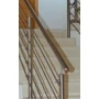 Embout bombé pour tube rond (Zamac, effet inox)