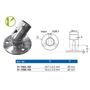 Platine murale orientable, inox (AISI 316), différentes dimensions