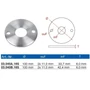 Platine ronde, inox (AISI 316), différentes dimensions
