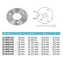 Image 2/4 - Platine ronde, inox (AISI 304), différentes dimensions