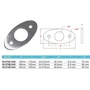 Platine ronde, inox (AISI 304), différentes dimensions