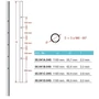 Image 2/2 - Poteau d'angle inox, tube rond pré-percé pour support de traverse, avec 5+5 trous M6 90° (AISI 304), différentes dimensions