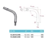 Pivot 90°, articulé, inox (AISI 304)