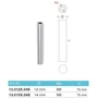Pivot, inox (AISI 304)