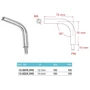 Pivot 90°, inox (AISI 304)