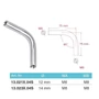 Pivot 90°, inox (AISI 304)