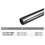 Tube rond inox (AISI 316), poli miroir, différentes dimensions