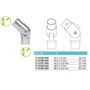 Raccord orientable, inox (AISI 304), différentes dimensions