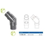 Raccord orientable, inox (AISI 316)