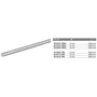 Fer rond inox (AISI 316), poli miroir, différentes dimensions