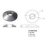 Cache scellement pour barreau inox Ø14mm, (AISI 304)