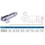 Embout de fourche pour câble inox (AISI 316), différentes dimensions