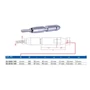 Embout fileté orientable pour câble inox (AISI 316), différentes dimensions