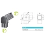Raccord orientable, inox (AISI 304)
