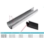 Tube rond à rainure avec insert en caoutchouc, inox (AISI 304), différentes tailles