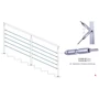 Embout fileté orientable pour câble inox (AISI 316), différentes dimensions