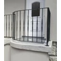 Barreau design moderne en fer forgé, profil carré martelé, différentes sections et hauteurs